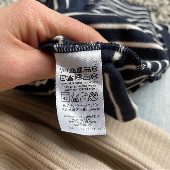 • SOLD • Petit Bateau navy striped jumpsuit - Picture 4 of 5